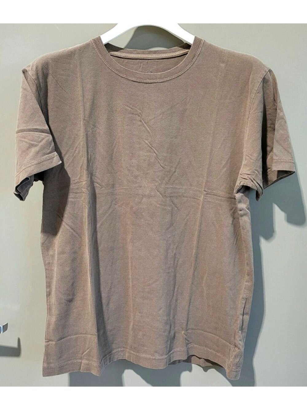 Original Use Manchester Brown Short Sleeve Crewneck Cotton Tee -- Men's Medium